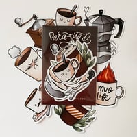 Image 4 of Pack de stickers - Mug Life - 7 stickers