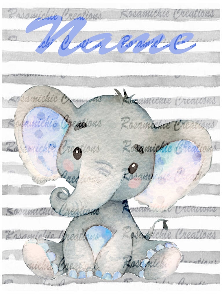 Baby Elephant Blanket