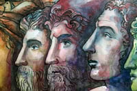 Image 4 of "Guardiani della Luce", watercolor and ink on paper