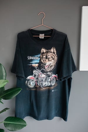 Image of Vintage All American Motorcycles, Survivors Tee