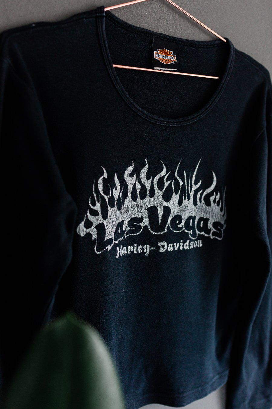 90's Harley Davidson Las Vegas Womens Long Sleeve | babecave