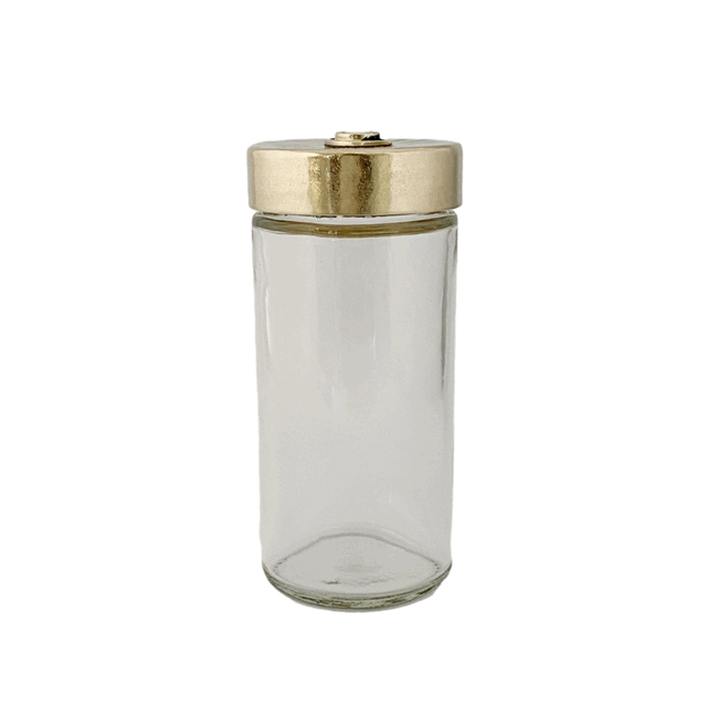 Image of Glass Stash Jar with Opal
