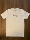 White FTO Strikethrough 3M (Reflective) Staple Tee