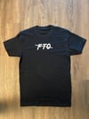 Black FTO Strikethrough 3M (Reflective) Staple Tee