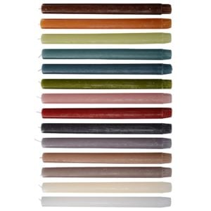 Image of Caramel Rustic Dinner Candle