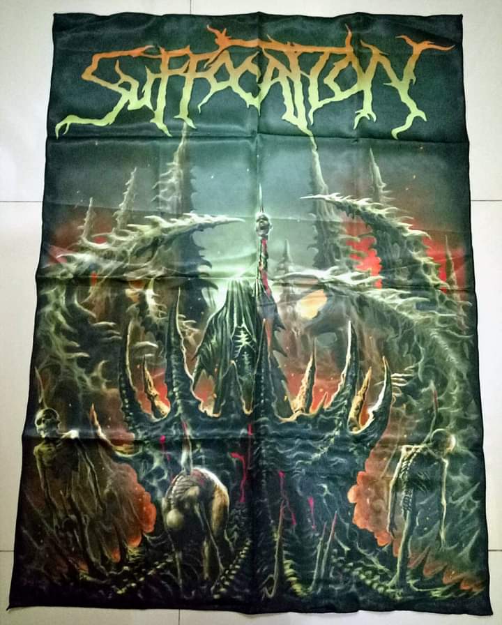 Textile Flag (SUFFOCATION, HEINOUS KILLINGS, VELD, DISGORGE)