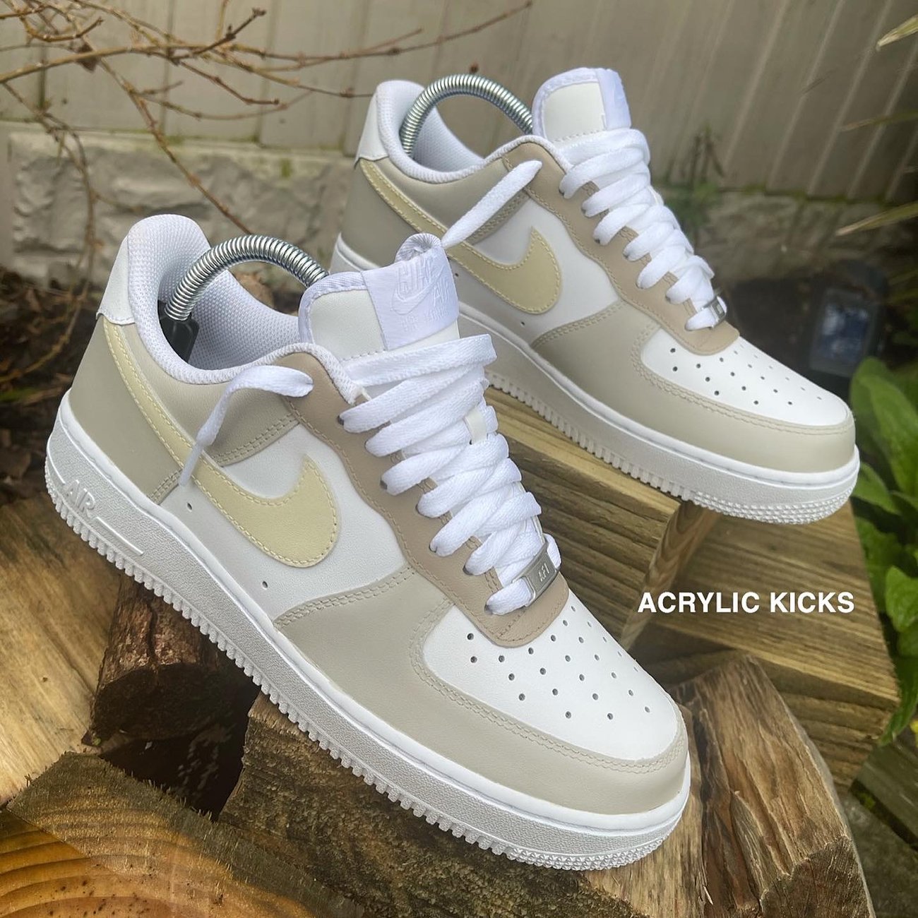 Nike AF1 - Nude | Acrylic Kicks