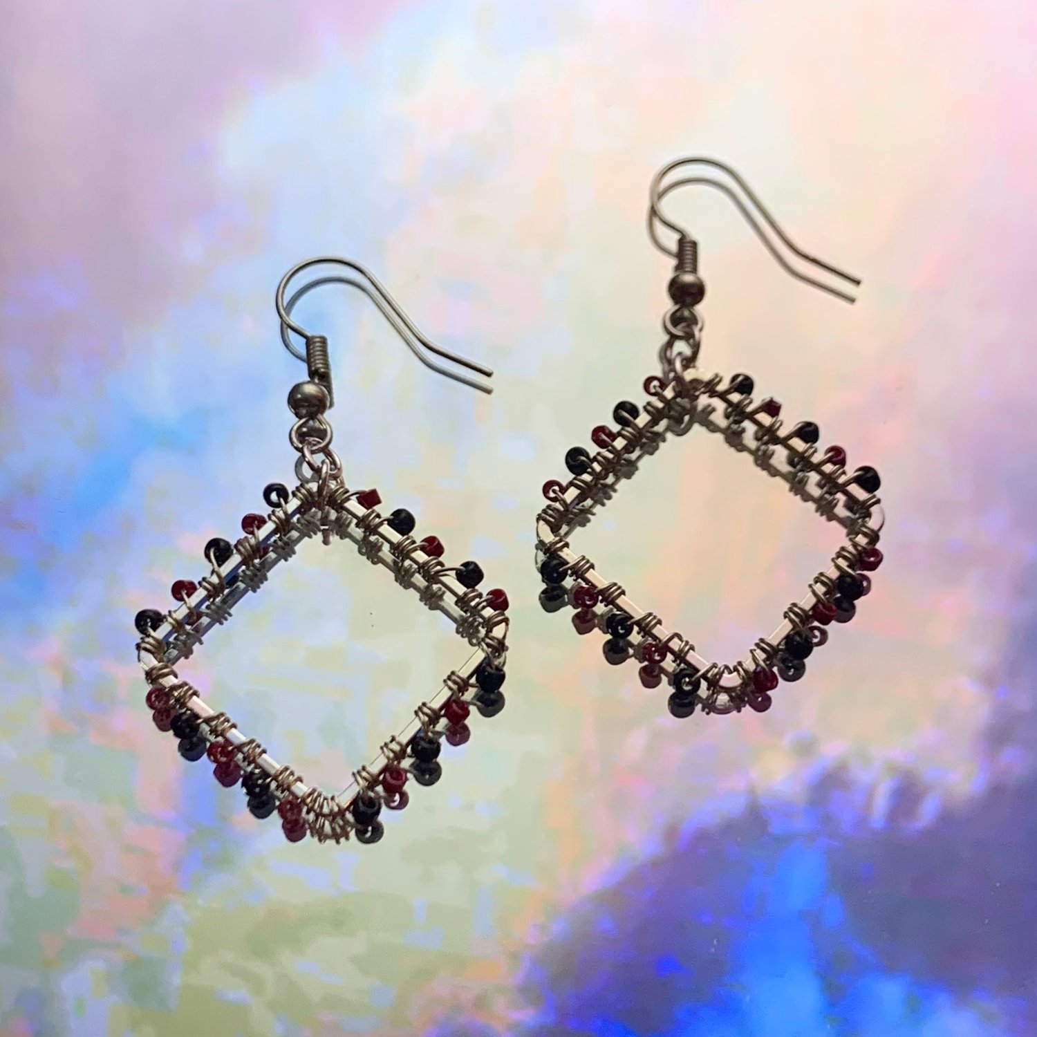 Mini Rhombus Earrings 