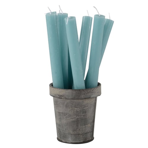 Image of Pale Aegean Rustic Dinner Candle