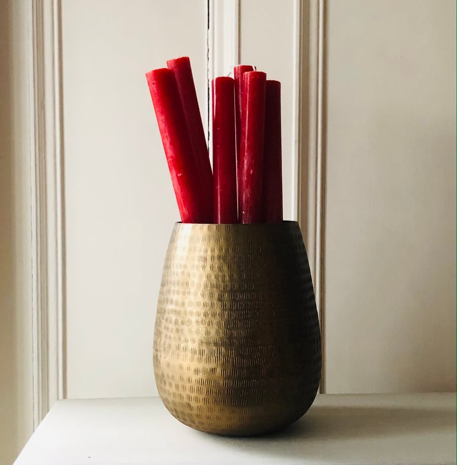 Image of Lipstick Red Dinner Candle