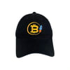 Bitcoin Adjustable Hat | Rocket to the Moon | Dad Hat