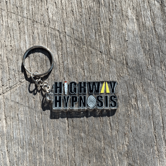 Image of Billy Strings fan art - Highway Hypnosis Keychain