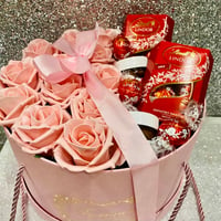 Large Pink Rose Luxury Hat Box 💝