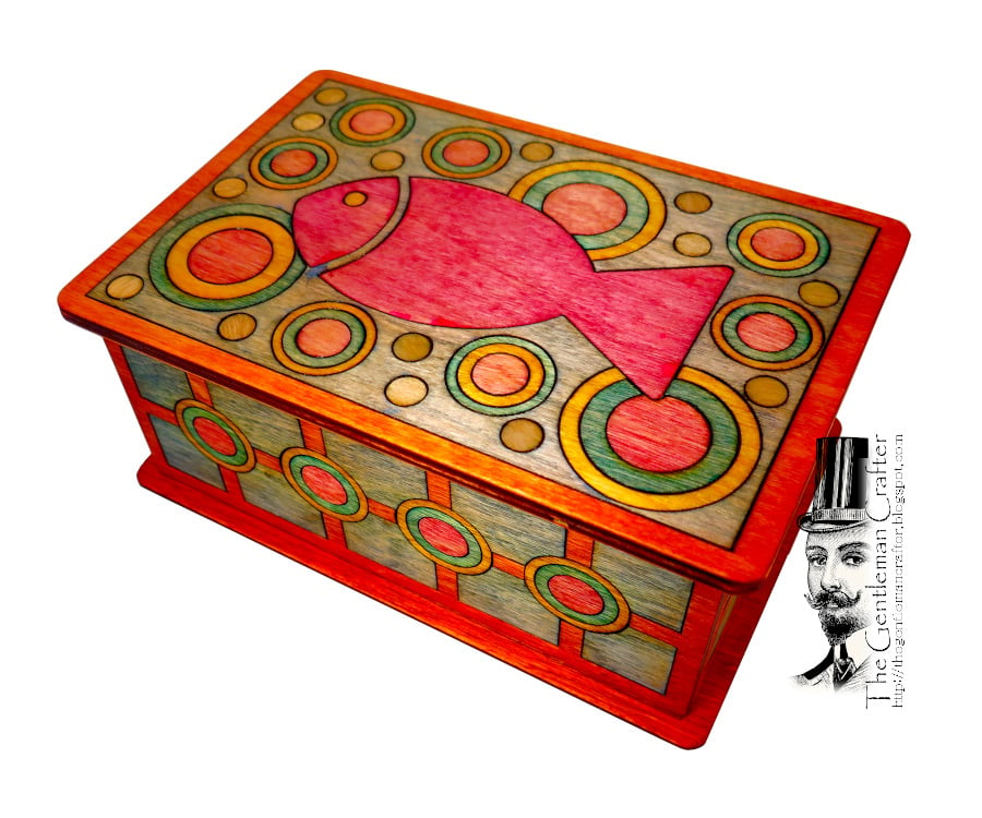 Image of Marquetry Box- Sea Fish Kit