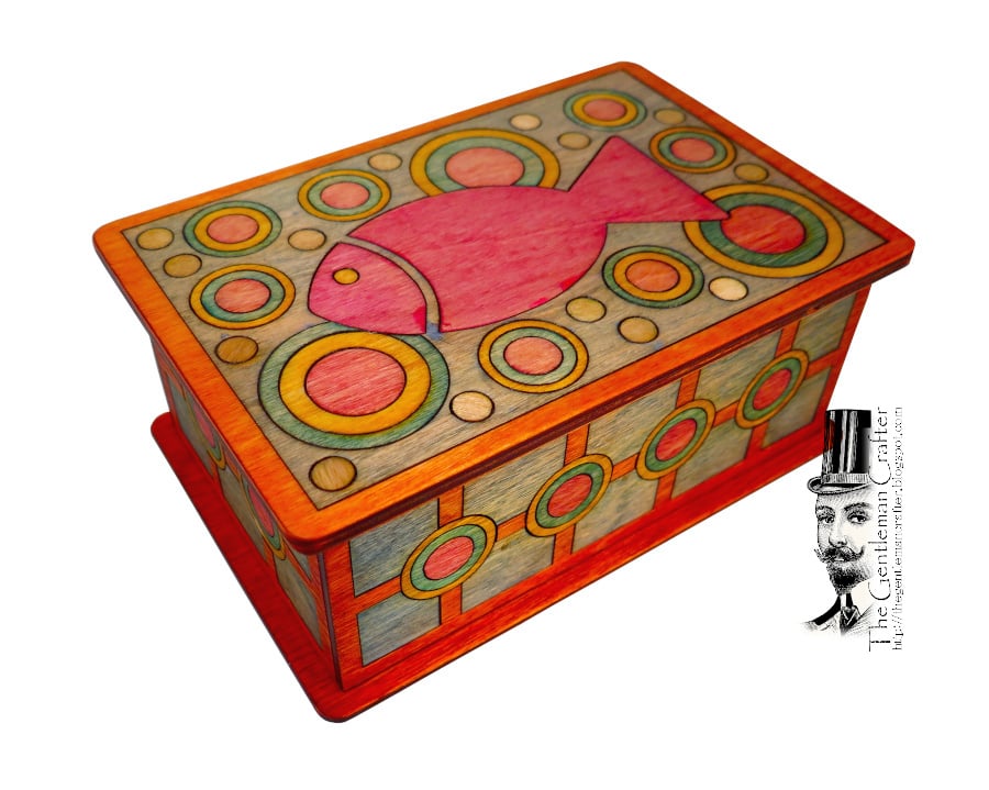 The Gentleman Crafter — Marquetry Box- Sea Fish Kit