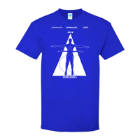 Cropped New Horizons T-shirt (Blue)