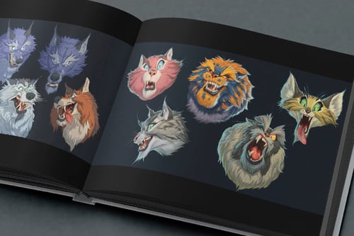 Image of Premium Edition - Scrawlings: The Art and Sketches of Scurry (and More!)