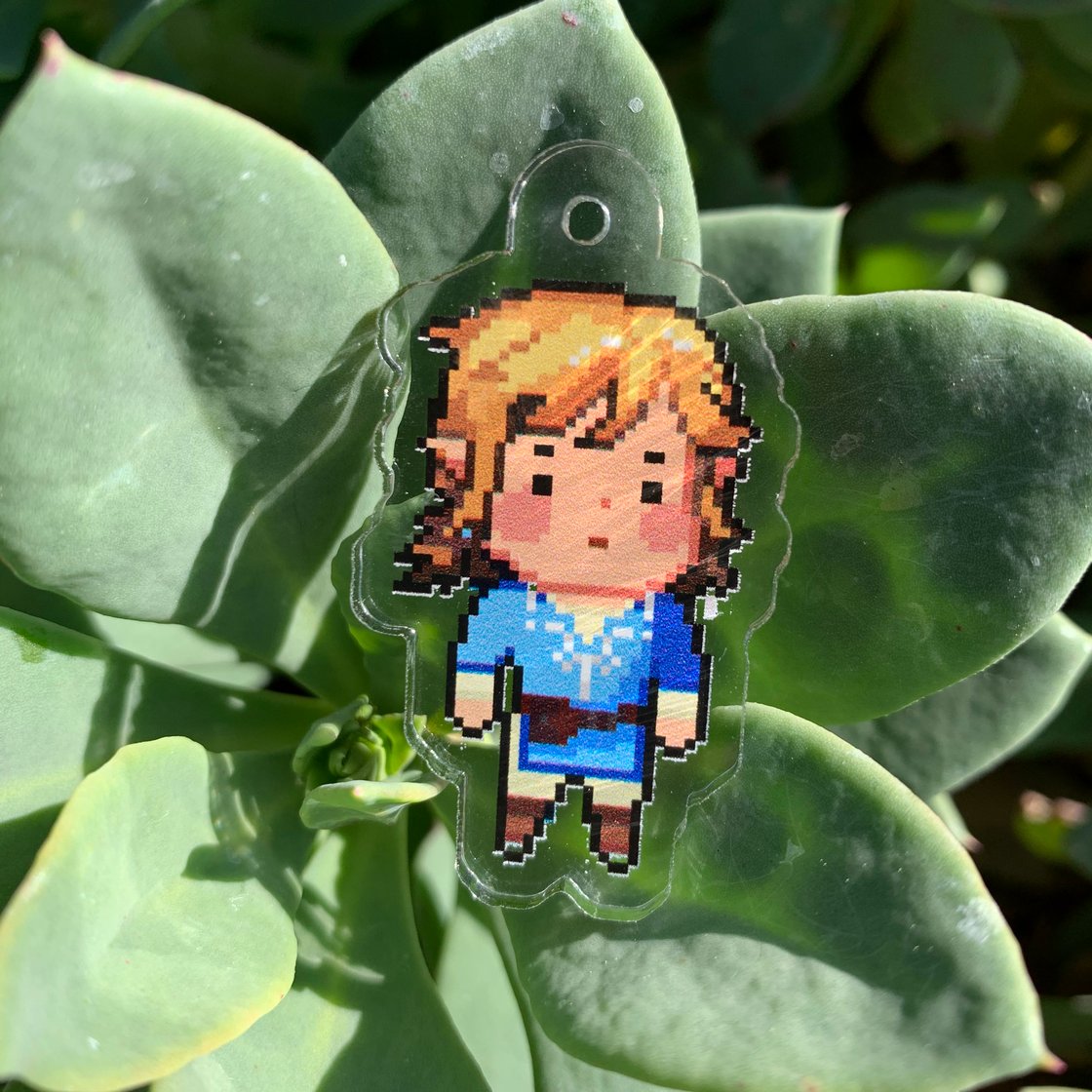 Image of Pixel Link Acrylic Charm