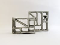 Image 5 of breeze block in grey I