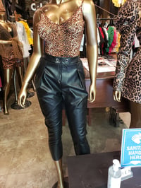 Image 2 of Dixie Faux Leather Pants 