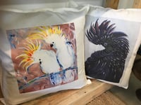 Image 1 of Artist's Series on Cushion Covers - Limited Addition - 'Bird Life' 