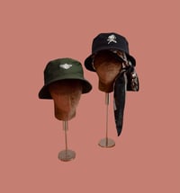 Image 3 of Navy Embroidered Bucket Hat