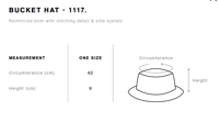 Image 4 of Navy Embroidered Bucket Hat
