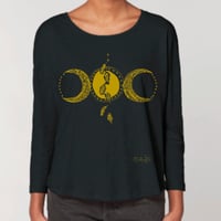 Image 4 of T-shirt Femme Coton Bio *Triple Moon*