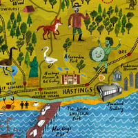 Image 4 of Coastal Culture Trail Map & Guide (Eastbourne to Hastings)