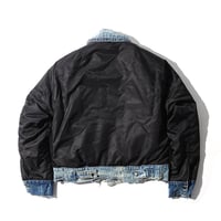 Image 2 of Bomber Réversible Noir