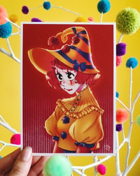 Image 2 of Witchy Clown Postcard Prints