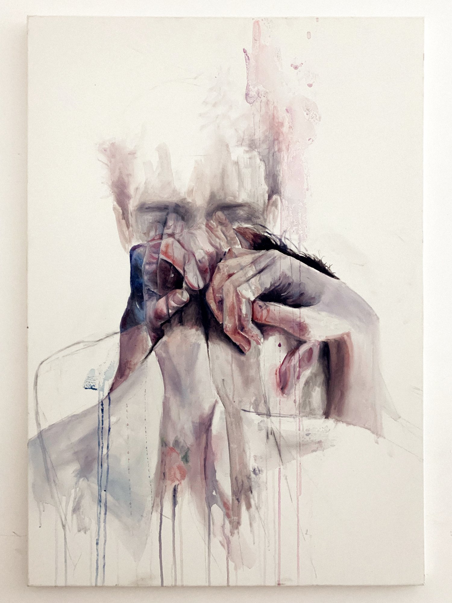 Agnes-Cecile gestures