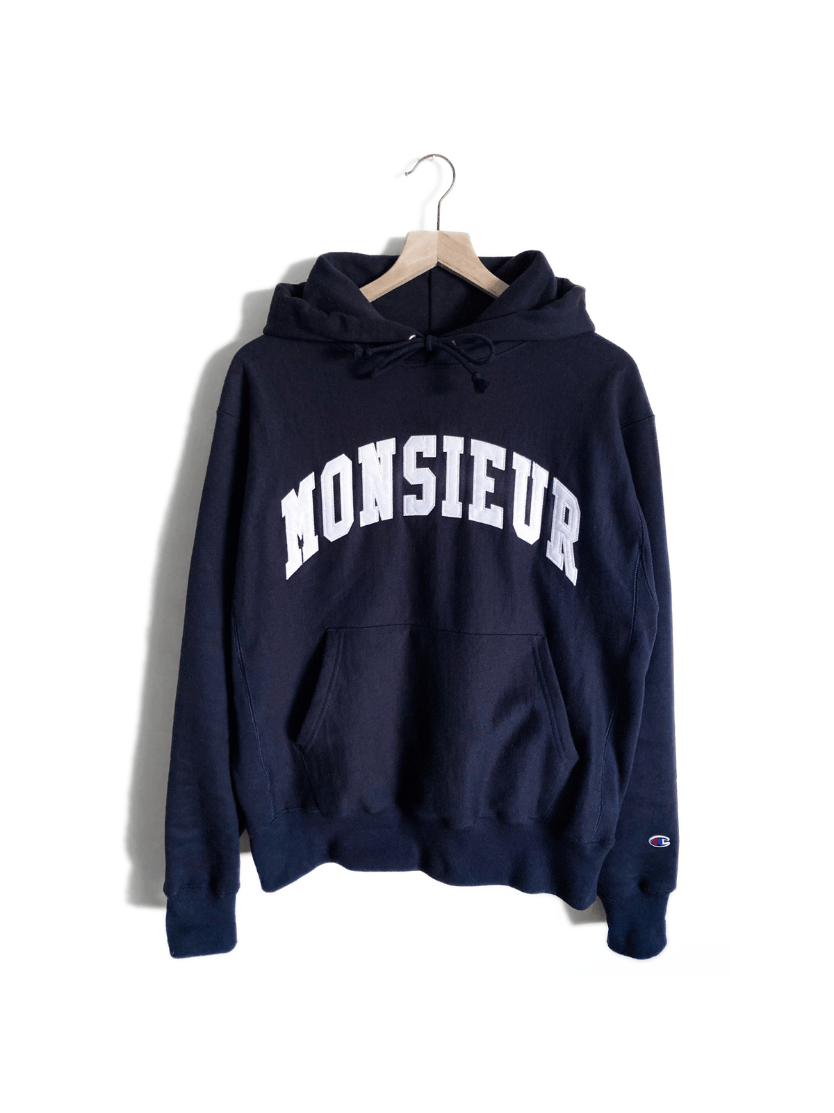 indigo champion hoodie