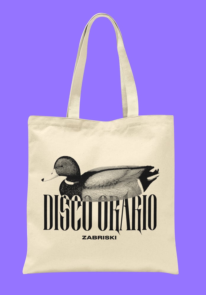 Image of Shopping Bag 'Disco Orario'  Color Tortora