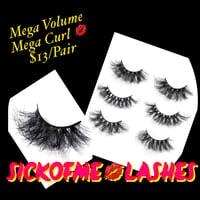 3 PACK OF SICKOFME💋LASHES