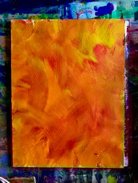 Image 2 of Order in the chaos - red and yellow colour study