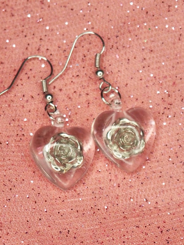 Image of Enchanted Rose Earrings