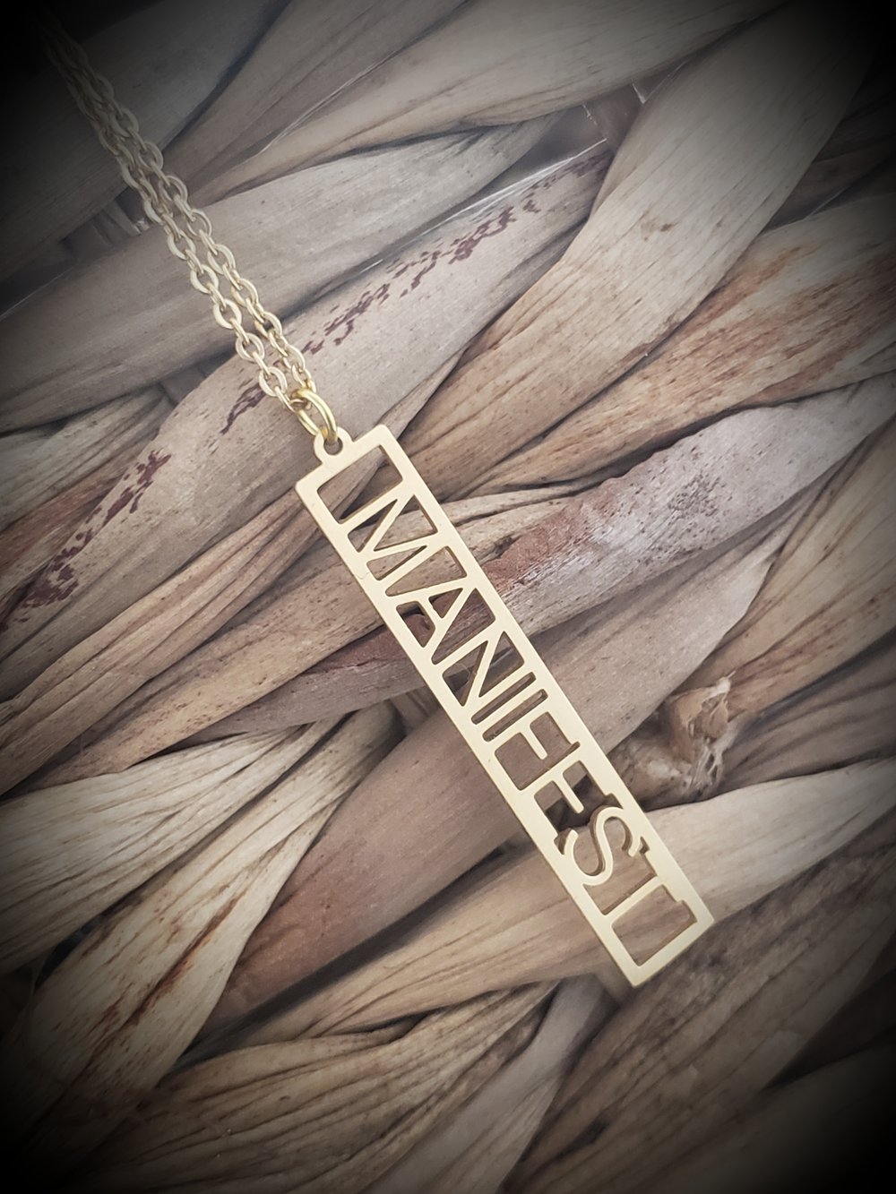 Image of Manifest Affirmation Necklace 