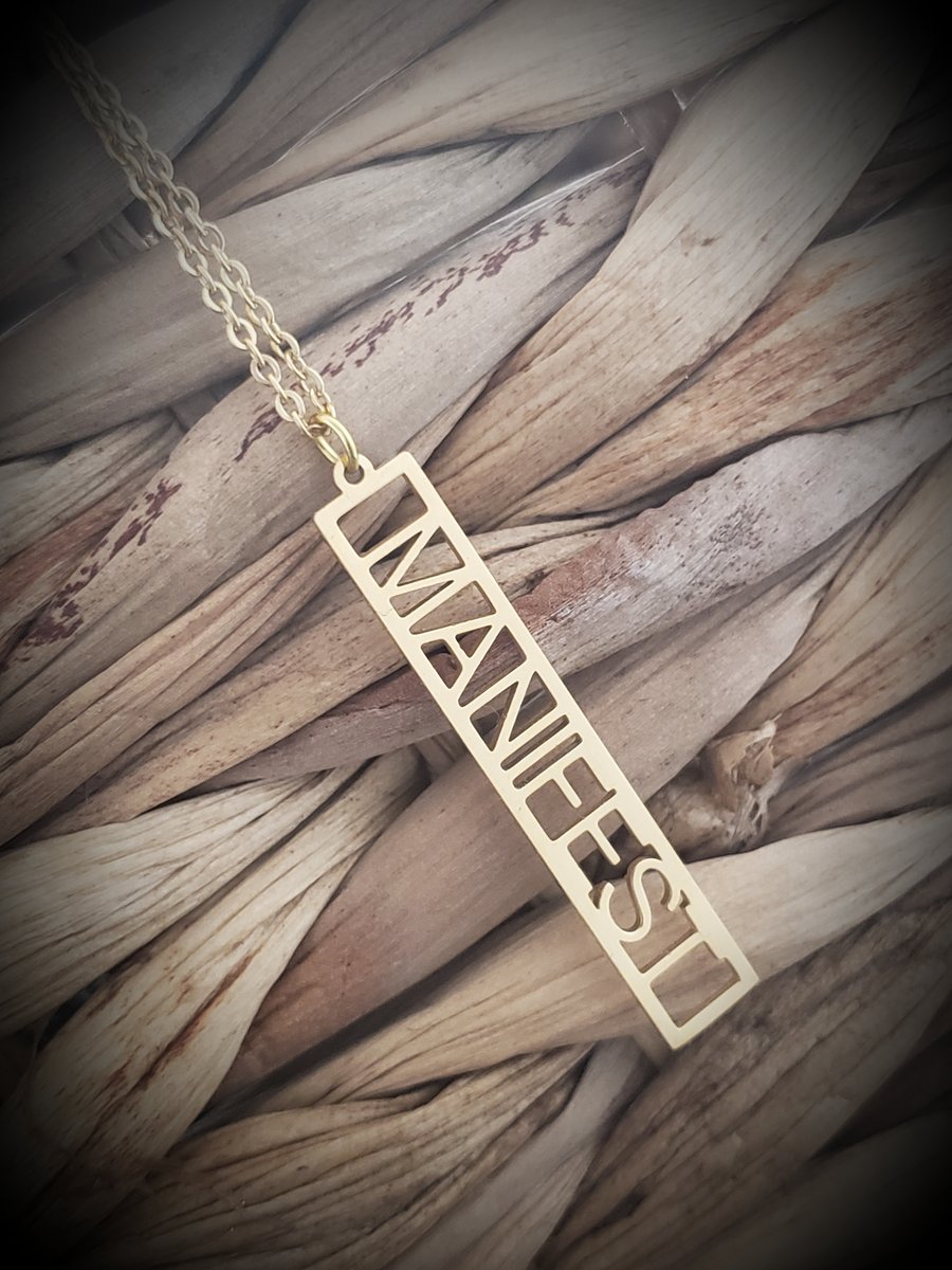 Image of Manifest Affirmation Necklace 