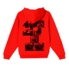 "RED RACE RIOT" HOODIE RED