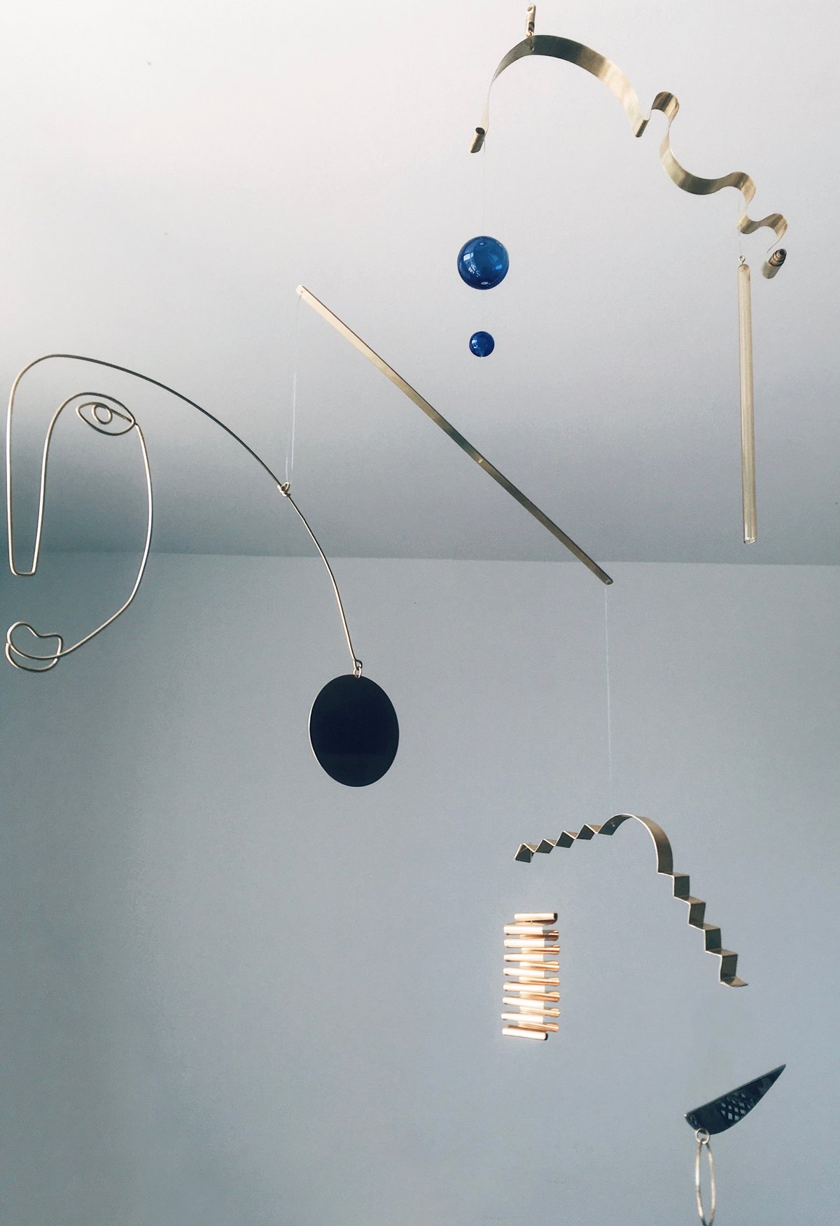 Image of Brass and Glass Kinetic Sculpture 012 