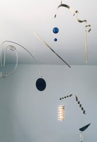 Image 3 of Brass and Glass Kinetic Sculpture 012 