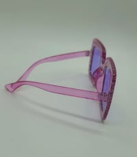 Image 2 of Oversize Square Sparkling Sunglasses AC Frame Glasses for Women,,,,,