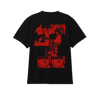 "RED RACE RIOT" T-SHIRT BLACK