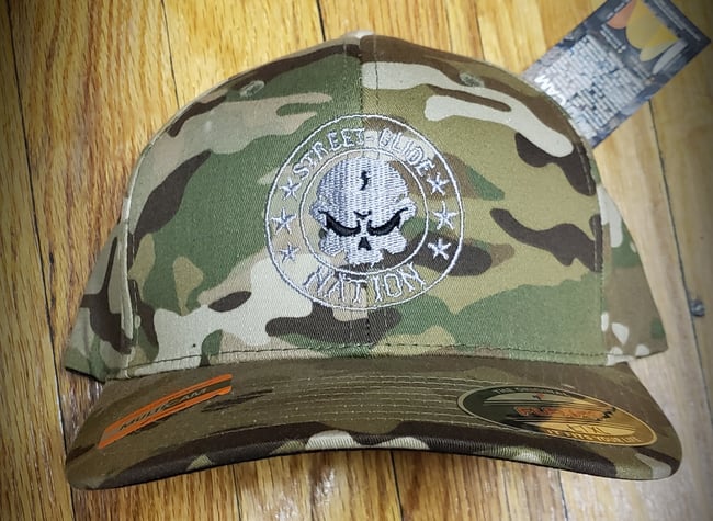 Street Glide Nation Camo Flexfit hat