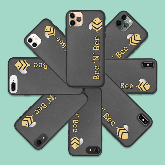 Biodegradable Bee 'N' Bee iPhone case