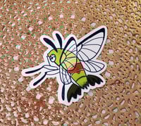 Pellucid Hawk Moth Vinyl Sticker - Waterproof!