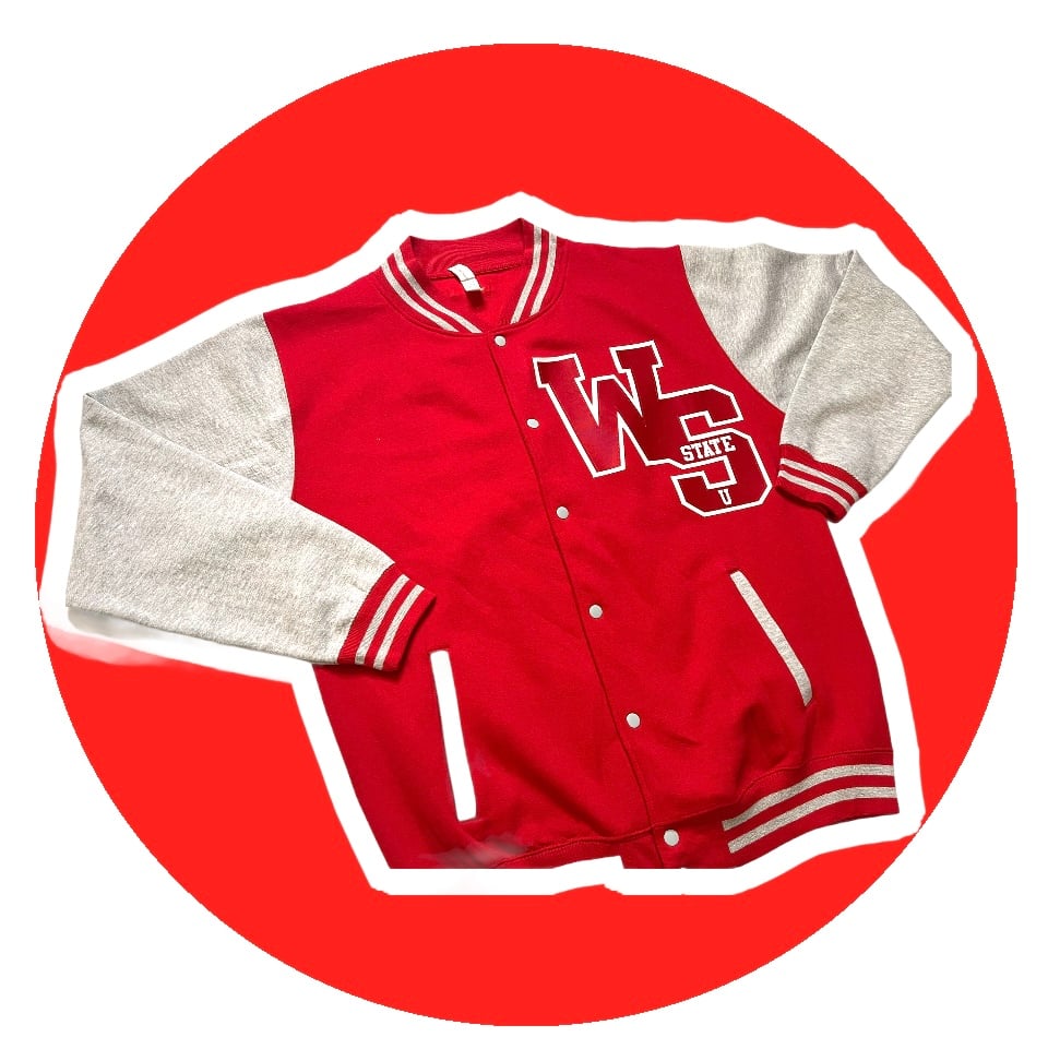 Image of WSSU "State U" Lightweight Letterman Jacket