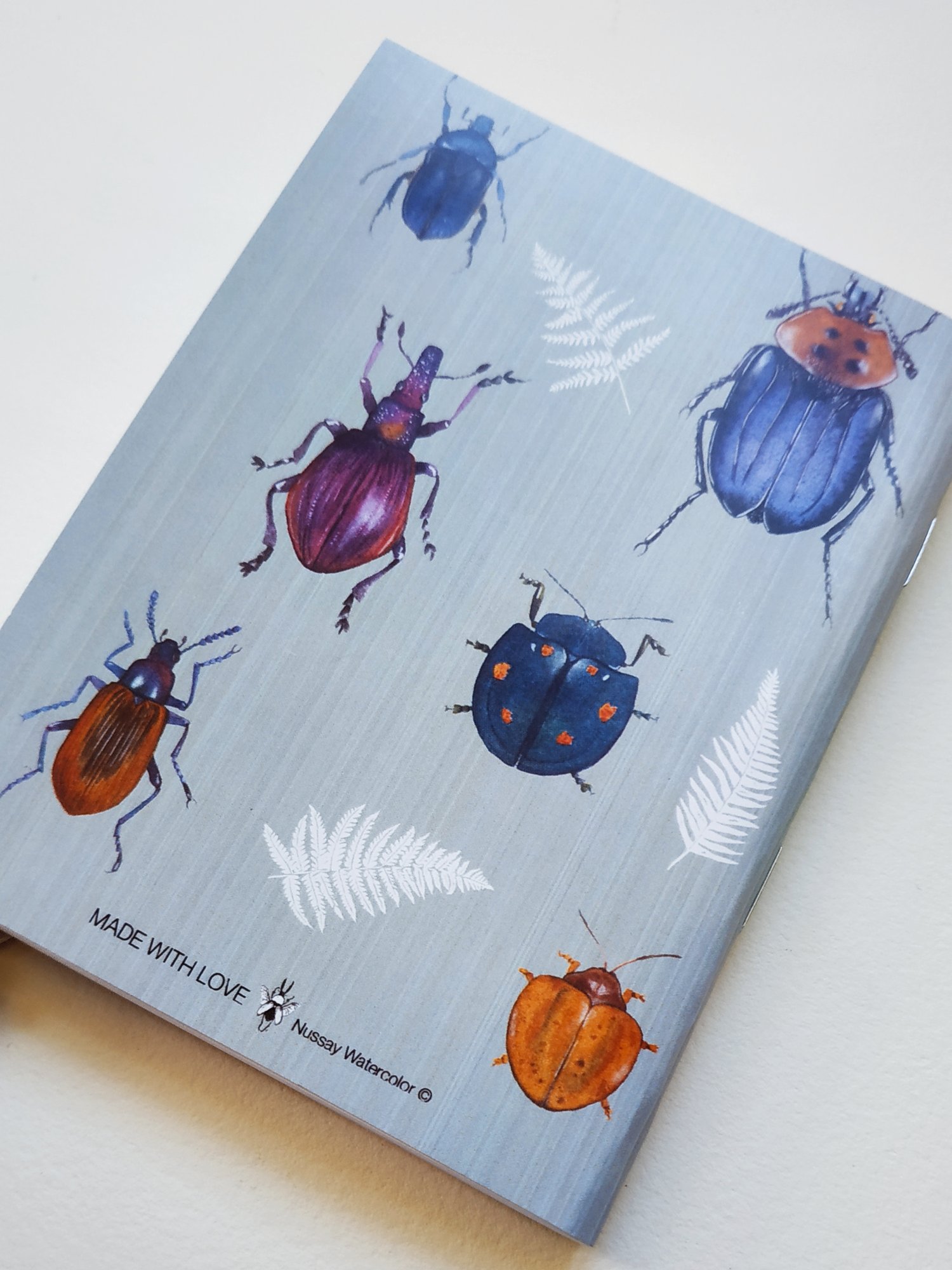 Image of Blue Insect Pocket Journal