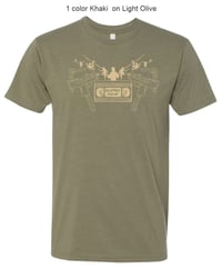 The Bulletproof Podcast ACTION tee khaki